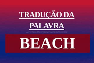 beach tradução em português